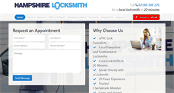 Desktop Screenshot of hampshirelocksmith.co.uk